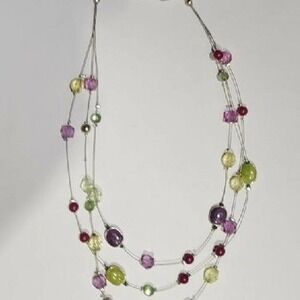 beaded fashion necklace